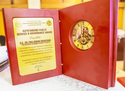 Governor Wamatangi's national and international recognition