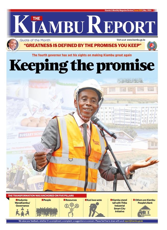 Cover of The Kiambu Report, Issue 003, May 2024